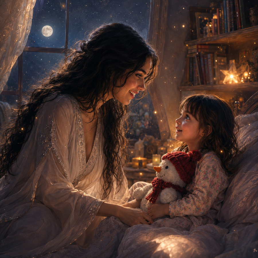 Seraphina visits Morgan