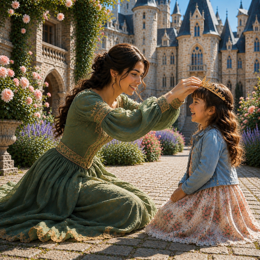 A princess crowns Morgan