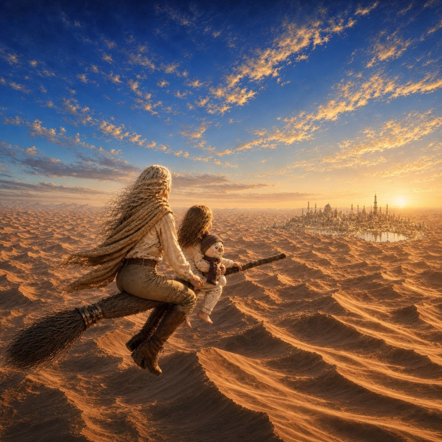 Arriving in Al-Sahra