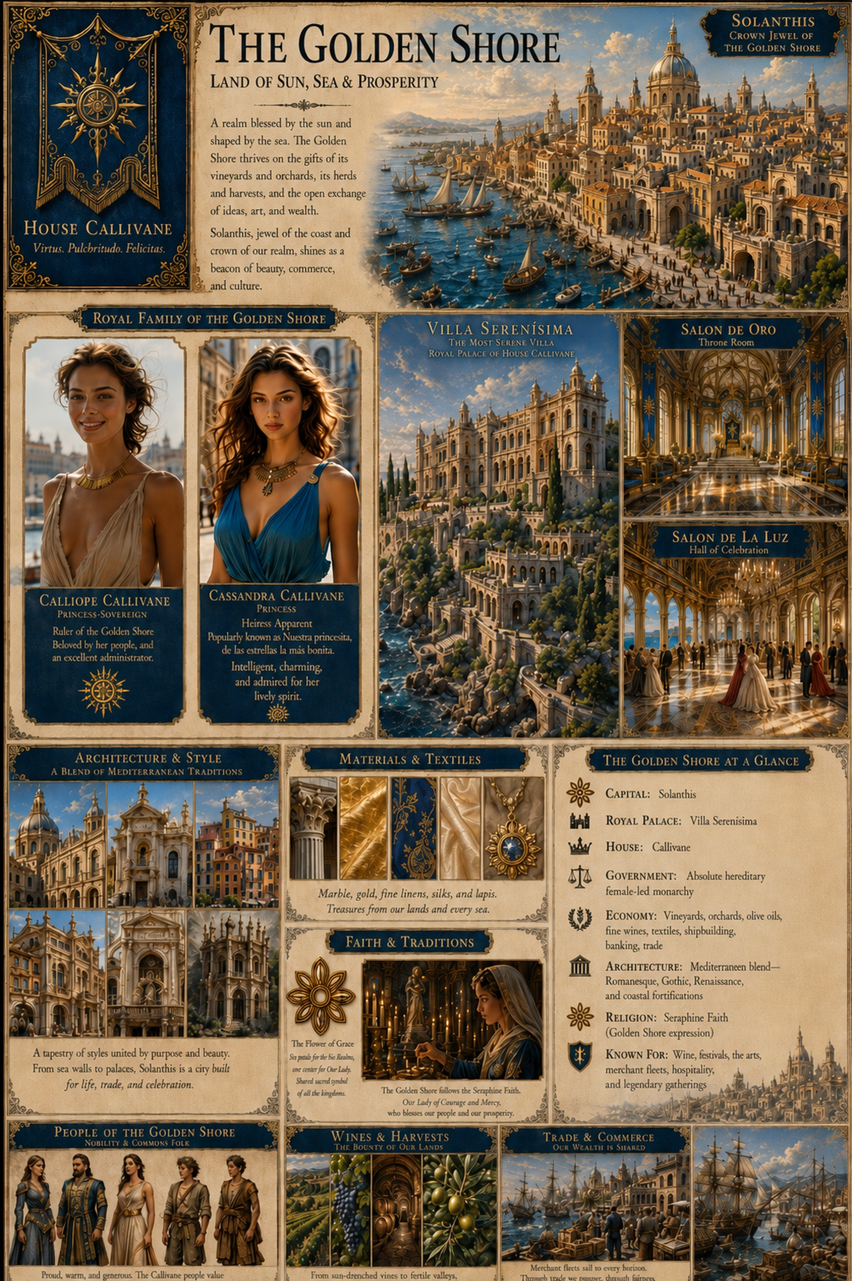 Golden Shore infographic