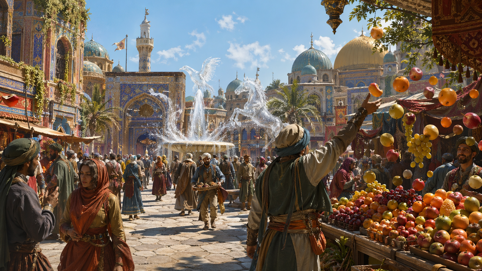 A souk in Dilarah