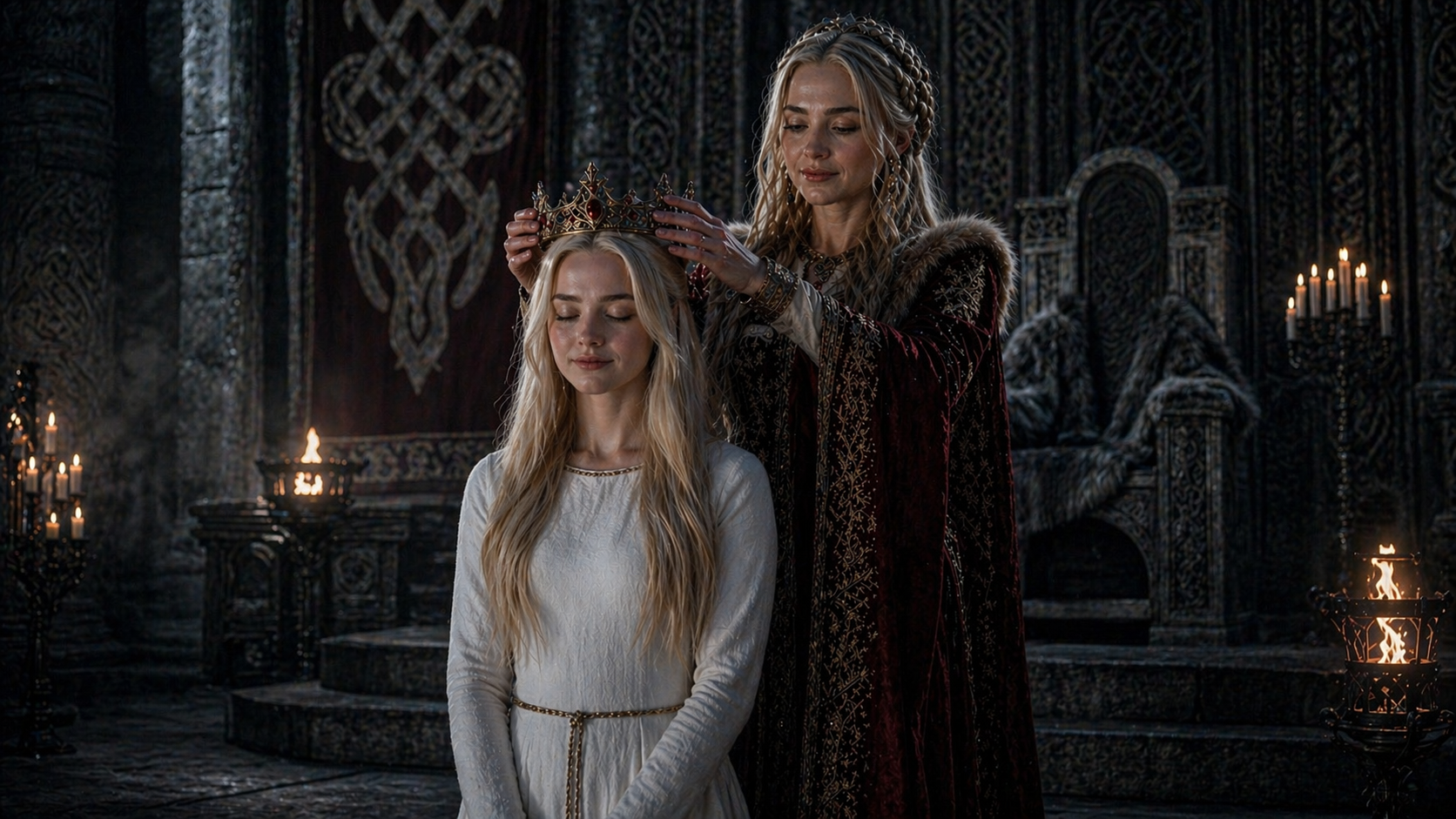 Sigrid crowning Astrid
